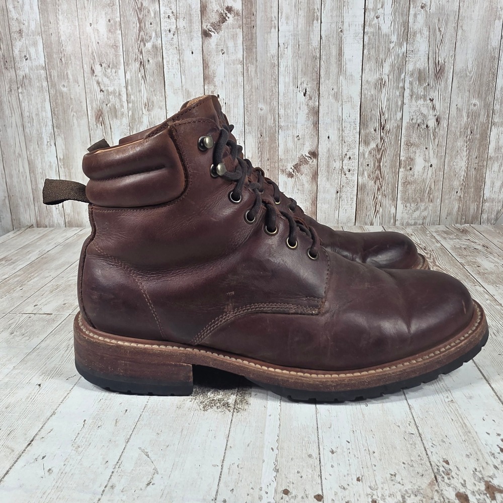 Wilcox Shiloh Brown Leather Goodyear Welt Work Boots Mens Size 11 Made in Mexico